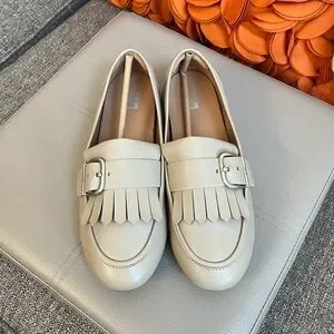 Fitflop Shoes Fitflop Allegro Fringe Buckled Leather Loafers